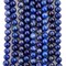 The Bead Chest Lapis Lazuli Round Beads: Mottled Design Gemstone Jewelry Supply, Full Strand, Various Sizes